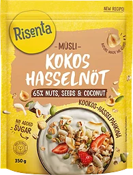 Müsli Kokos & Hasselnöt 350g Risenta