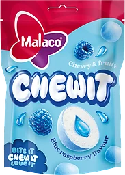 Godis Chewit Blue Raspberry 115g Malaco