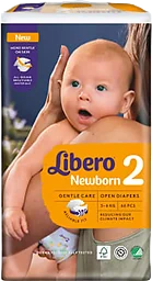 Blöjor Newborn Strl 2 3-6kg 66-p Libero