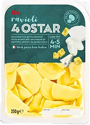 Ravioli fyra ostar 250g ICA