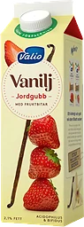 Vaniljyoghurt Jordgubb 2,1% 1000g Valio