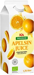 Apelsinjuice 1,75l ICA I love eco