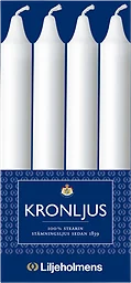 Kronljus Vit 4-p Liljeholmens