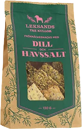 Fröknäckesnacks Dill &Havssalt 130g Leksands Tre Kullor