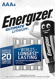 Batteri AAA 4-p Energizer Ultimate