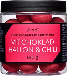 Lakritskulor Hallon & chili 140g Treatville