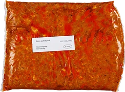 Pulled Pork riven med BBQ sås ca 1,8kg ICA Meny
