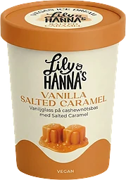 Glass Vanilla & salted caramel 465ml Lily & Hanna's