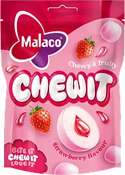 Godis Chewit Strawberry 115g Malaco