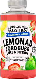 Lemonad Jordgubb Lime 750ml Herrljunga Musteri