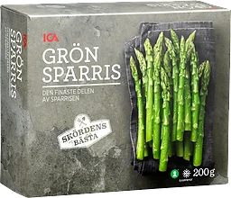 Grön sparris Fryst 200g ICA