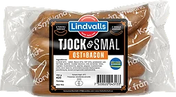 Korv Tjock & smal Ost & bacon