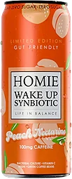 Energidryck Wake Up Synbiotic Peach Nectarine 330ml Homie