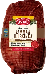 Julskinka Färsk Lättrökt Rimmad ca 1,8kg Scan