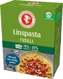 Linspasta Fusilli 450g Kungsörnen