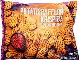Krispiga potatisräfflor Fryst 600g ICA