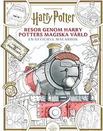 Resor genom Harry Potters magiska värld : en officiell målarbok
