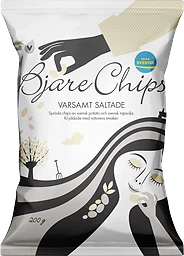 Chips Varsamt saltade 200g Bjäre Chips