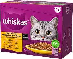 Kattmat i sås Fågel 12-p Whiskas