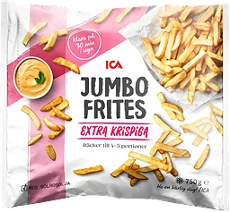 Jumbo frites Fryst 750g ICA