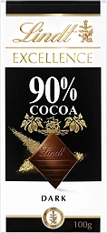 Chokladkaka EXCELLENCE 90% Kakao Mörk Choklad 100g Lindt