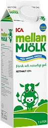 Mellanmjölk 1,5% 1l ICA