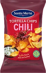 Tortilla Chips Chili 185g Santa Maria