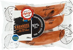 Kryddkorv Kabanoss 92% Kötthalt 250g Rybergs