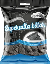 Godispåse Supersalta Båtar 115g Aroma