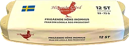 Ägg M/L 12-pack Frigående Höns Inomhus 756g Högerås Gård