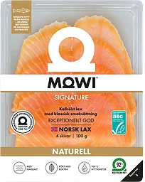 Lax Kallrökt Skivad 100g Mowi