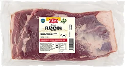 Fläsksida Färsk Benfri utan svål ca 1,5kg Scan