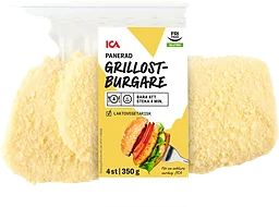 Grillostburgare panerad 350g ICA