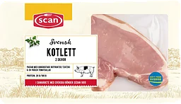 Fläskkotlett Färsk Skivad 300g Scan
