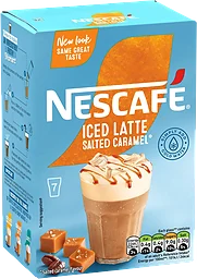 Iskaffe Gold Iced Salted Caramel 7-p  Nescafe