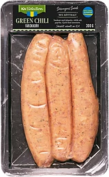Färskkorv Green Chili 300g ICA Selection