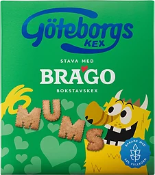 Bokstavskex 160g Brago