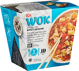 Wok Kyckling spicy sesame Fryst