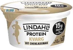 Kvarg Vit Chokladsmak Utan tillsatt socker 0,2% 150g Lindahls
