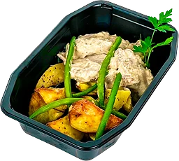Fläskfilégryta Med Klyftpotatis Majsans ca 420g ICA Kvantum Lerum