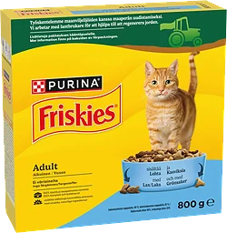 Kattmat Adult Lax/Grönsaker 800g Friskies