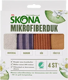 Mikrofiberduk Trend 4-p ICA Skona