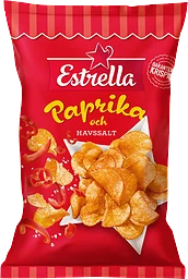 Chips Paprika & Havssalt 275g Estrella
