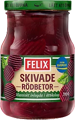Skivade rödbetor