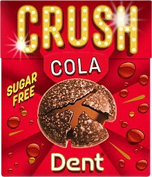 Pastillask Crush Cola Sockerfri 25g Dent