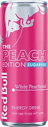 Peach Edition Sugarfree Energidryck Burk