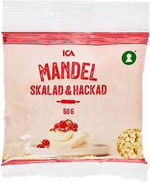 Mandel skalad & hackad 50g ICA