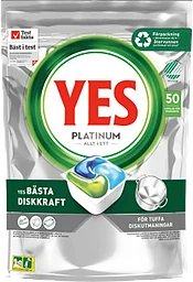 Diskmaskinstabletter Platinum 50-p YES