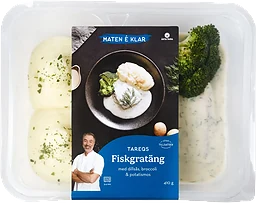 Färdigmat Tareqs Fiskgratäng med Dillsås 410g Maten e klar