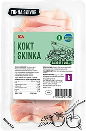 Skinka Kokt Tunna Skivor 200g ICA